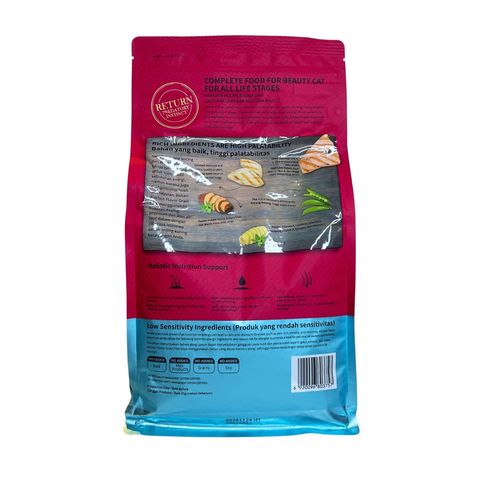 Kitchen Flavour Grain Free Complete Food for Beauty Cat of All Life Stages 1.5kg
