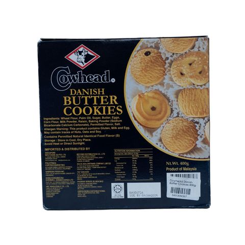 Cowhead Danish Butter Cookies 400g