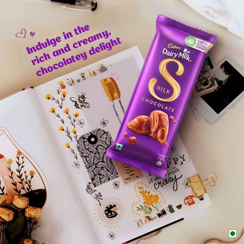 Cadbury Dairy Milk Silk Plain Chocolate 55g