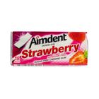 Aimdent Strawberry Sugar Free Chewing Gum 18 Pieces