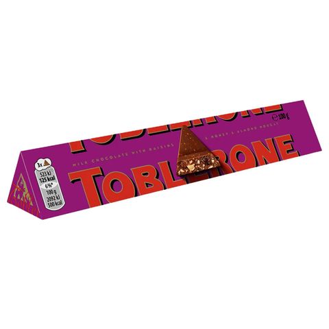 Toblerone Milk Chocolate With Honey & Almond Nougat 100g