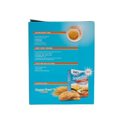 IKO Sugar Free Oatmeal Crackers Oat Bran 178g