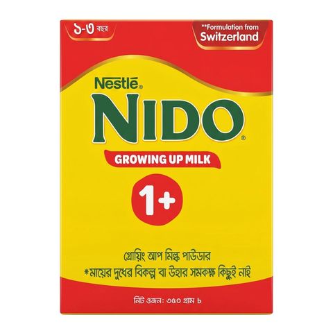 Nestle NIDO 1+ Growing Up Milk Powder (from 1 to 3 years) 350gm