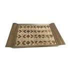 Pisces Bamboo Tray Jamdani Flat Design Medium 1 Piece