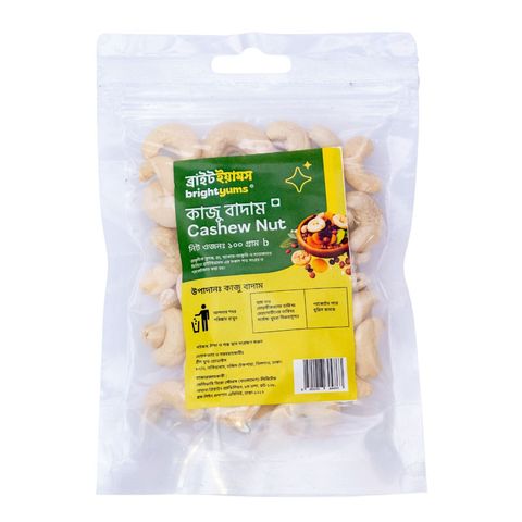 brightyums Kaju Badam Cashew Nuts 100g