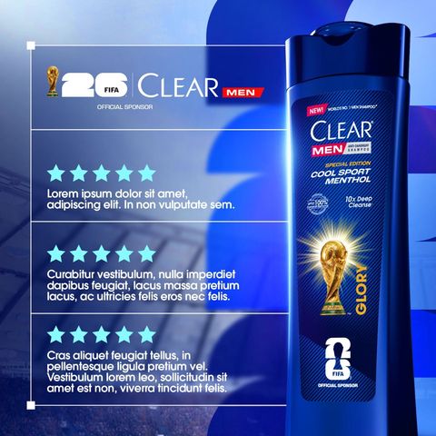 Clear Men Shampoo Cool Sport Menthol Anti Dandruff 450ml