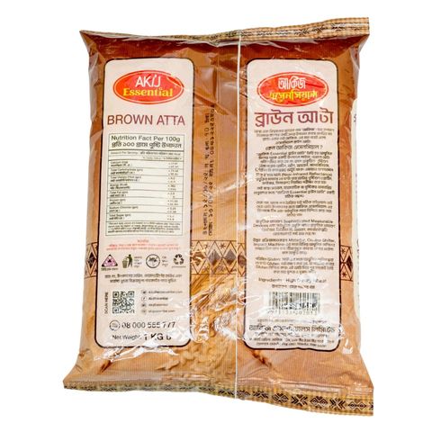 Akij Essential Brown Atta 1kg