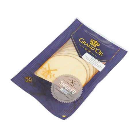 Grand'or Smoked Processed Cheese Slices 45% Fat 160g