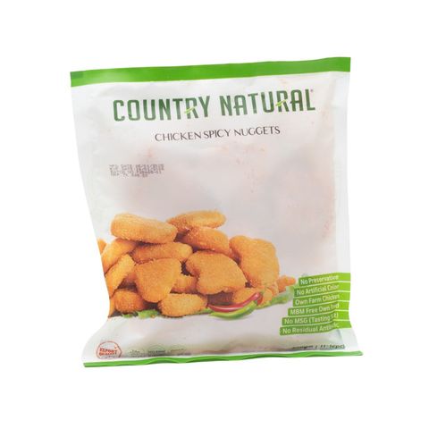 Country Natural Chicken Spicy Nuggets (11 Pieces ± 1 Pieces) 250g