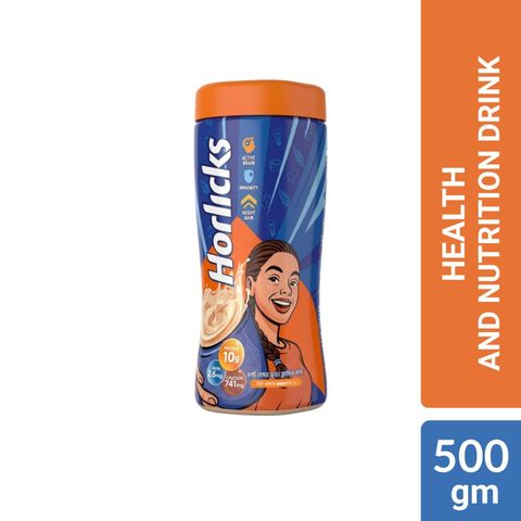 Standard Horlicks Health and Nutrition Drink Jar 500g