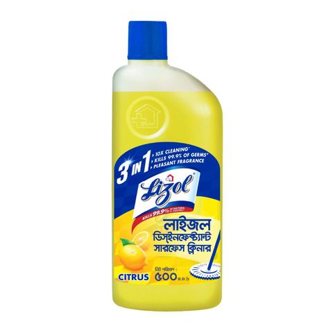 Lizol Disinfectant Surface Cleaner Citrus 500ml