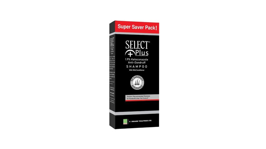 Select Plus Anti-dandruff Shampoo 200ml