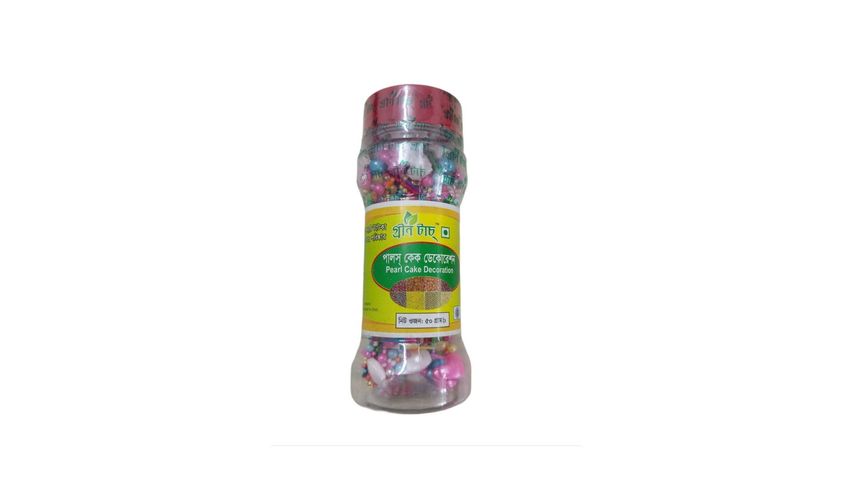 Green Food Pearl Cake Decoration 50g