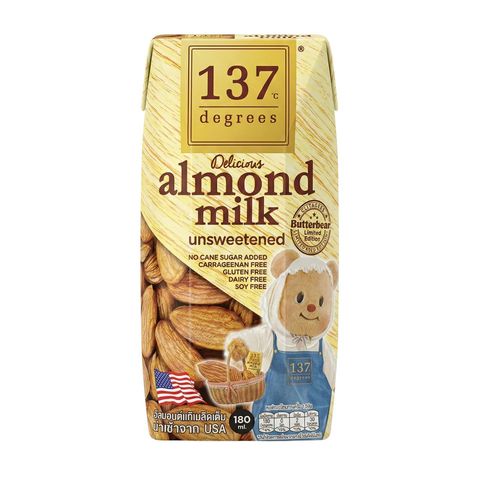 137 Dgrees Delicious Almond Milk Unsweetened 180ml