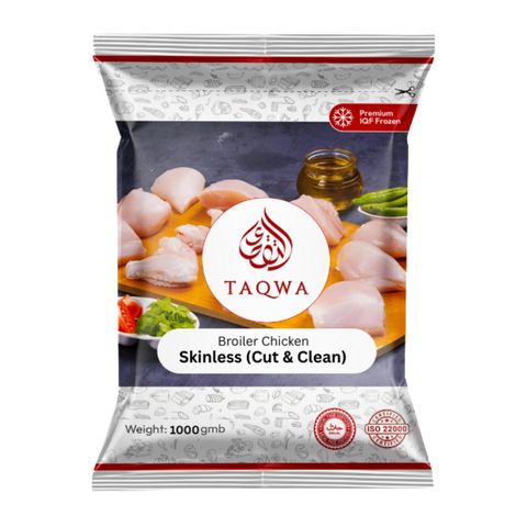 Taqwa Broiler Chicken Skinless Cut & Clean 1kg