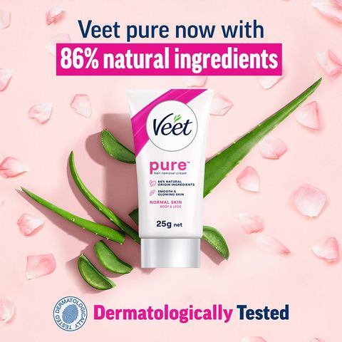 Veet Pure Hair Removal Cream for Normal Skin 25g