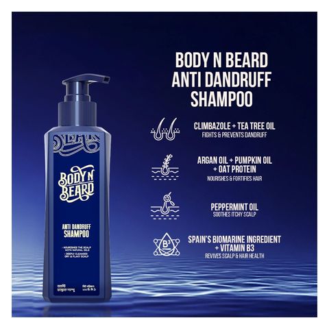 Body N Beard Anti Dandruff Shampoo 200ml