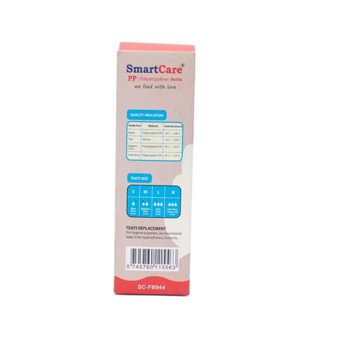 Smart Care Baby Feeding Bottle Pp 8 Oz (Assorted) 1 Piece