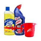 Harpic Toilet Cleaner & Lizol Citrus Surface Cleaner (Buy & Get A Mug Free) 2 x 500ml