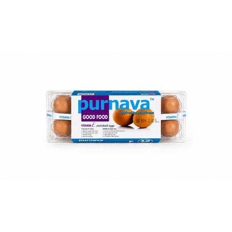 Purnava Vitamin E Enriched Egg 12 Pieces