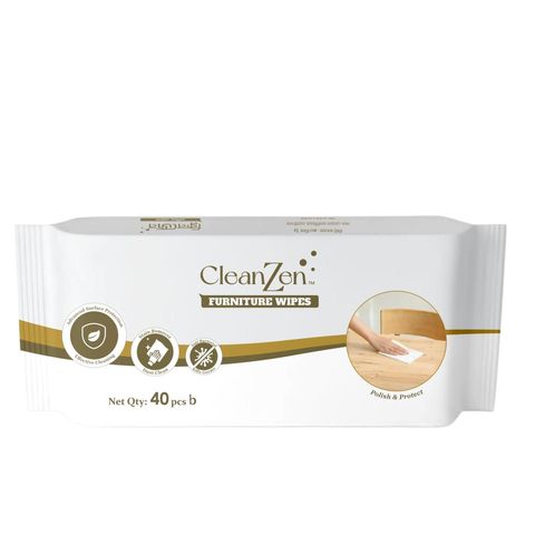 CleanZen Furniture Wipes 40 Pcs Pouch Pack 1 Packet