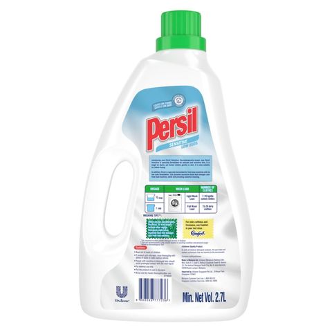 Persil Sensitive Concentrated Liquid Detergent 2.7L