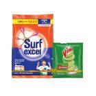 Surf Excel Detergent & Vim Liquid Combo Pack 500ml+75ml