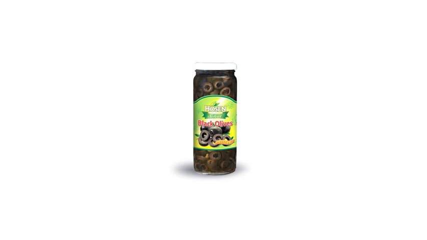 Hosen Black Sliced Olives 345g