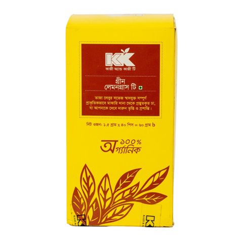 Kazi & Kazi Tea Green Lemongrass 60g 40 Sachets