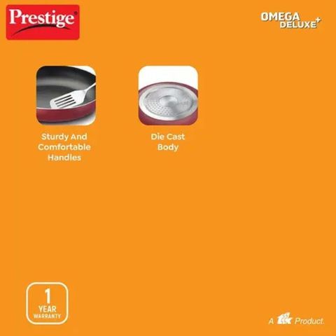 Prestige Omega Select Plus Teflon Non Stick Coated Fry Pan 20cm 1 Piece