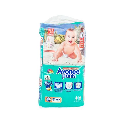 Avonee Pants L (9-14kg) 34 Pieces