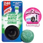 Harpic Flushmatic Citrus In Cistern Toilet Cleaner Block 50g