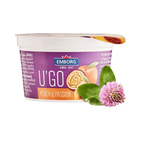 Emborg U'go Peach & Passion Yoghurt 100g