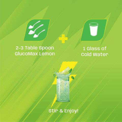 GlucoMax Lemon Powder Drink 350g