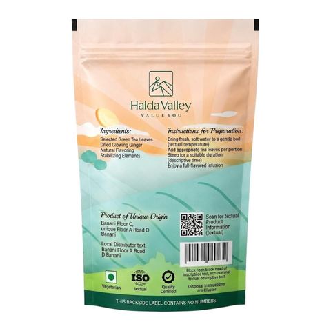 Halda Valley Glowing Ginger Green Tea 60g