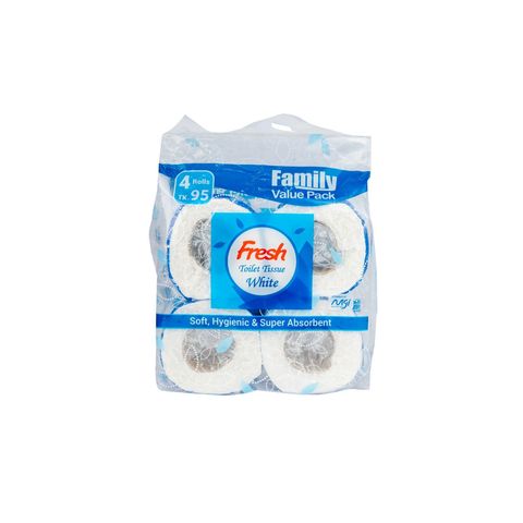 Fresh Toilet Tissue (Family Value Pack) 4 Pieces