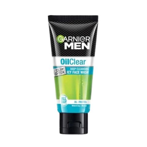 Garnier Men Oil Clear Clay Face Wash 50g
