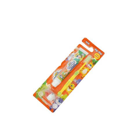 Kodomo Zig-zag Baby Toothbrush & Toothpaste Combo Indonesia Assorted 1 Piece 
