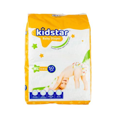Kidstar Baby Diaper Belt XL (12-25 kg) 50 Pieces