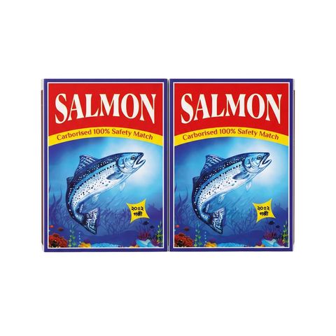 Salmon Match Box Pack 12 Pieces