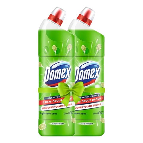 Domex Toilet Cleaning Liquid Lime Fresh 2 x 500ml