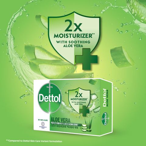 Dettol Aloe Vera Bar 70g