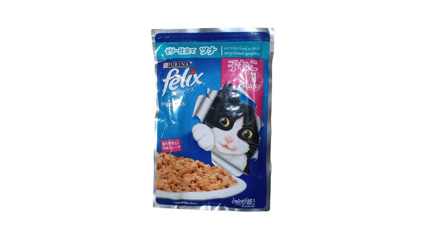 Purina Felix Kitten Food With Tuna In Jelly 85g