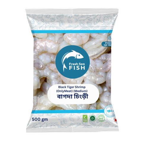 Black Tiger Shrimp (Only Meat) Medium 26-28pcs 500g