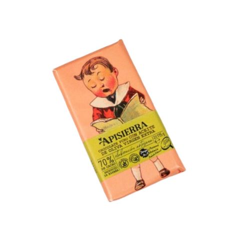 Apisierra Chocolate Puro Con Aceite Chocolate Extra Virgin Olive Oil (Assorted) 115g