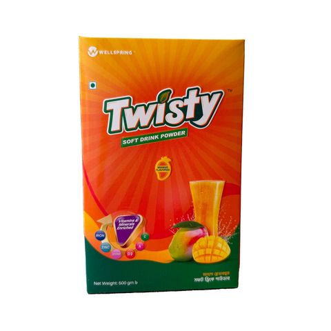 Twisty Soft Drink Powder Mango 500g