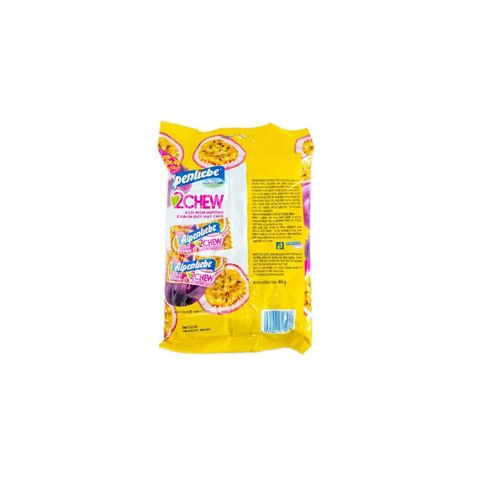 Alpenliebe 2 Chew Passion Fruit & Chia Seeds Candy 84g