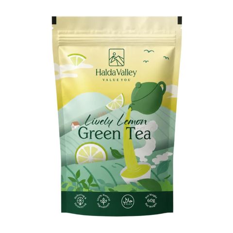 Halda Valley Lively Lemon Green Tea 60g