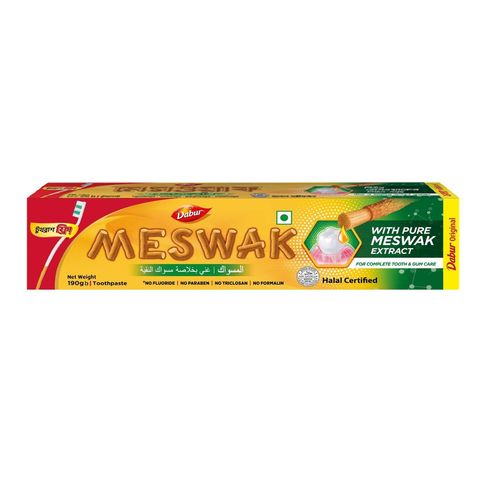 Buy Dabur Meswak Toothpaste 190g & Get Free Toothbrush 1 Piece