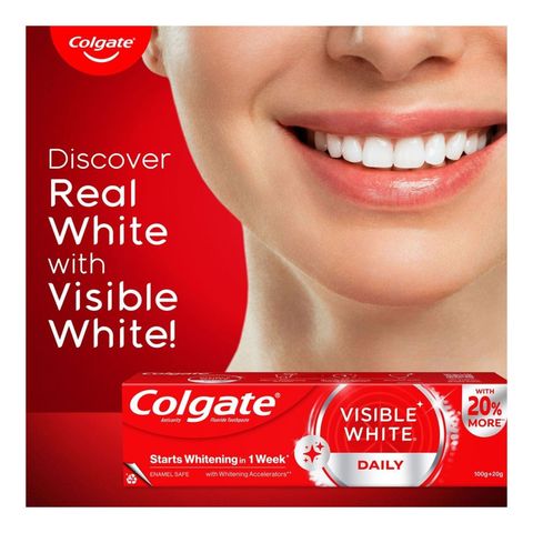 Colgate Visible White Red Toothpaste 100g